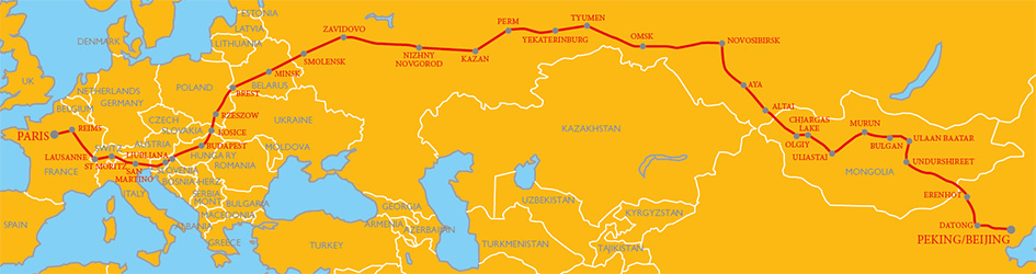 Peking To Paris 2016 Route